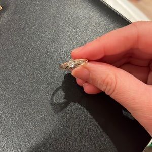 14k Russian antique engagement ring